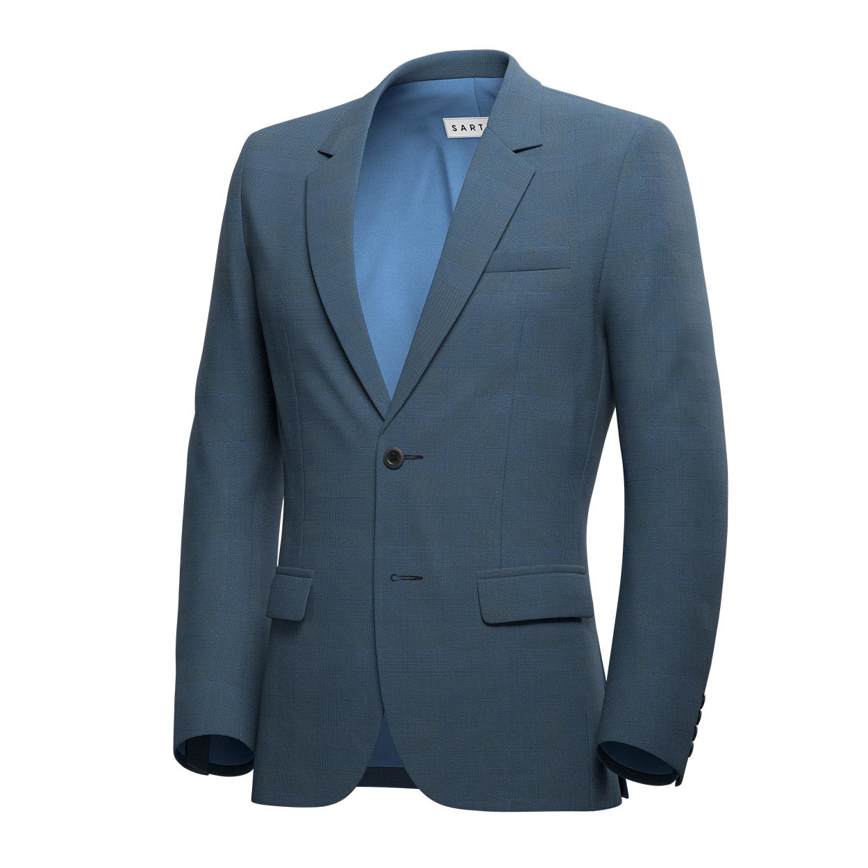 Astor Air Force Blue Prince of Wales Suit - SARTORO