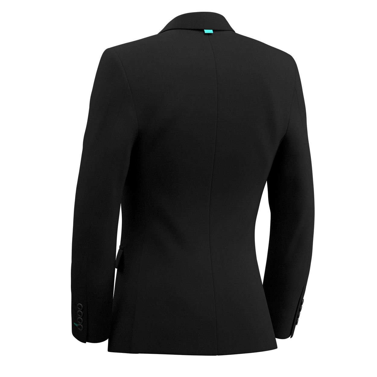 Astor Jet Black Twill Jacket - SARTORO
