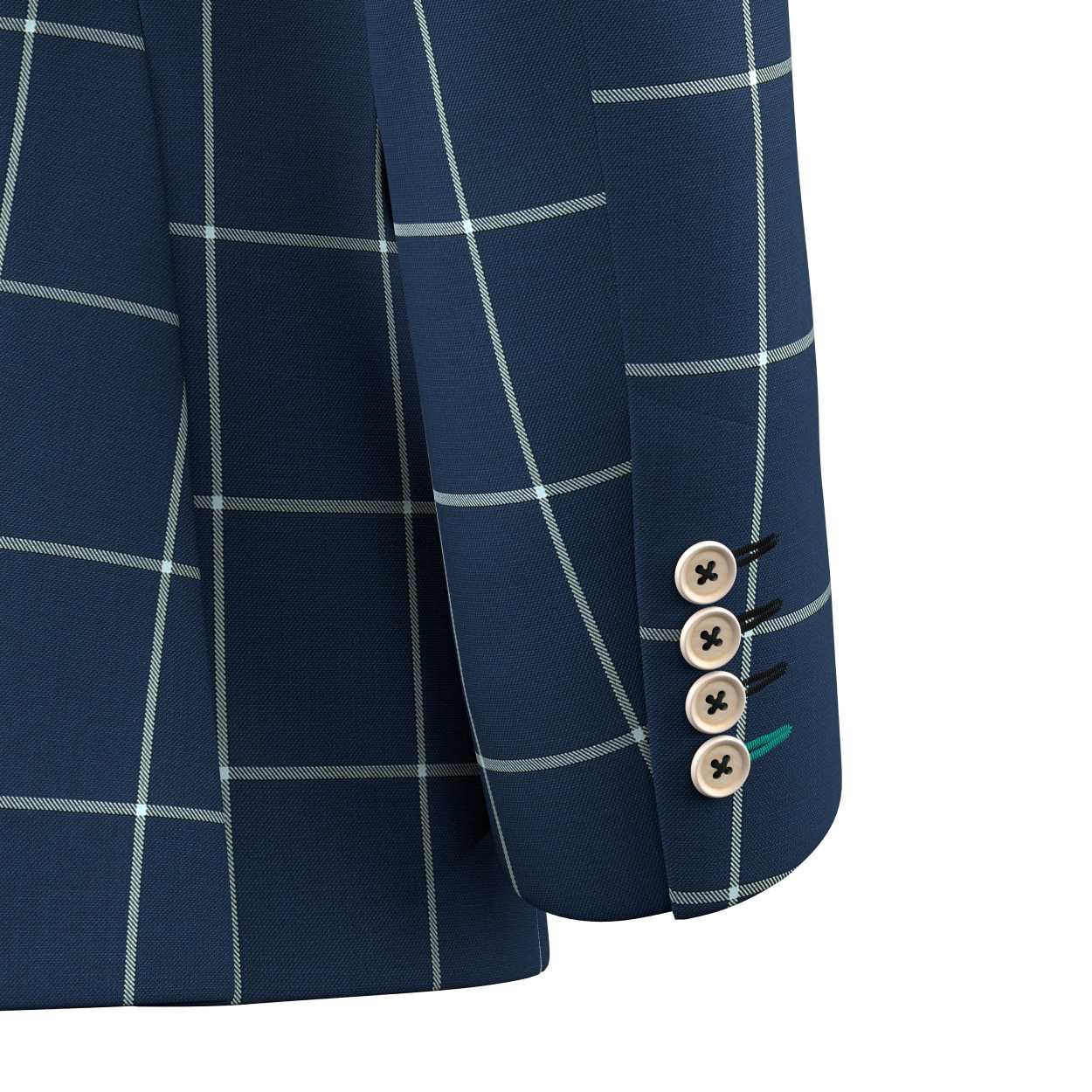 Astor Oxford Blue Windowpane Suit - SARTORO