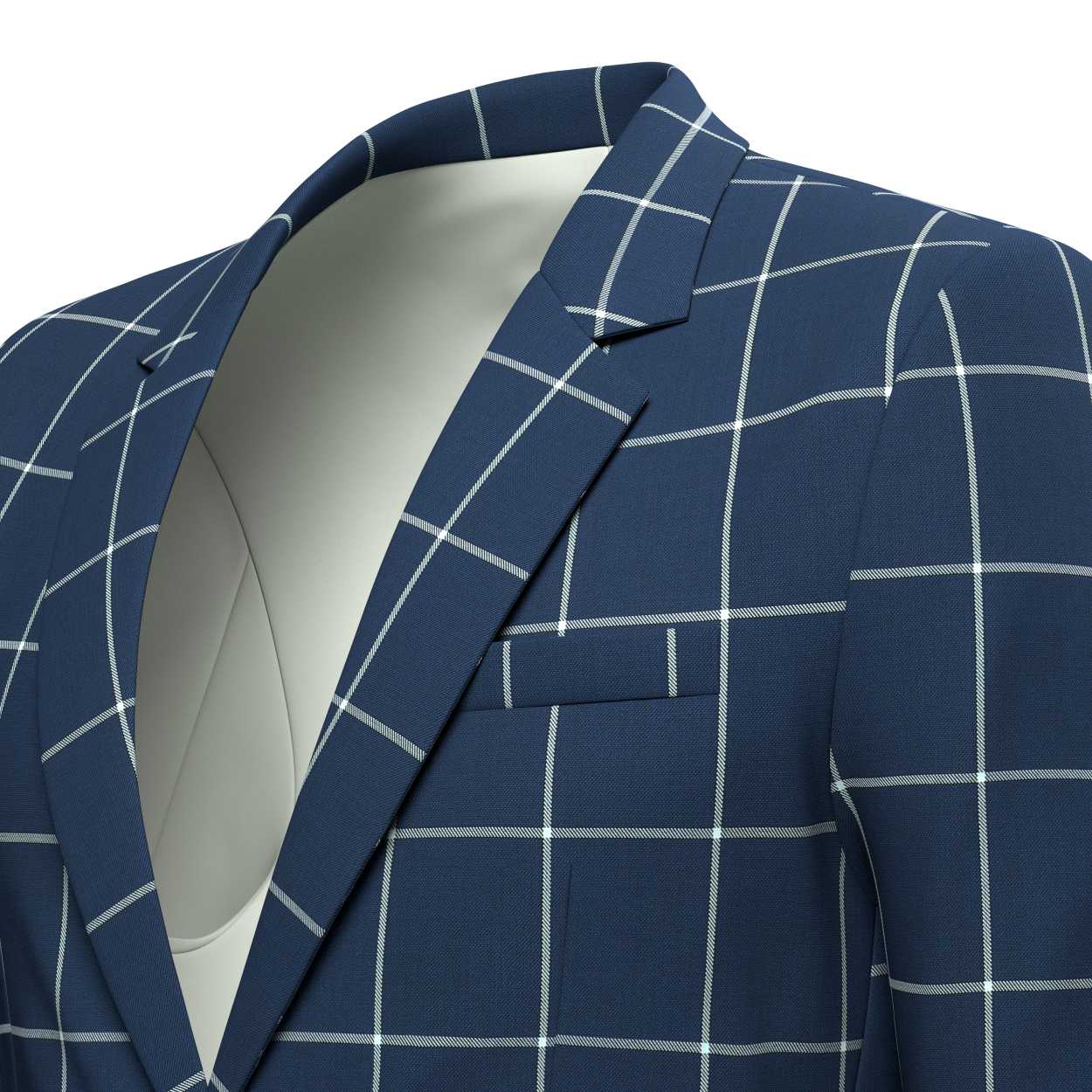 Astor Oxford Blue Windowpane Suit - SARTORO