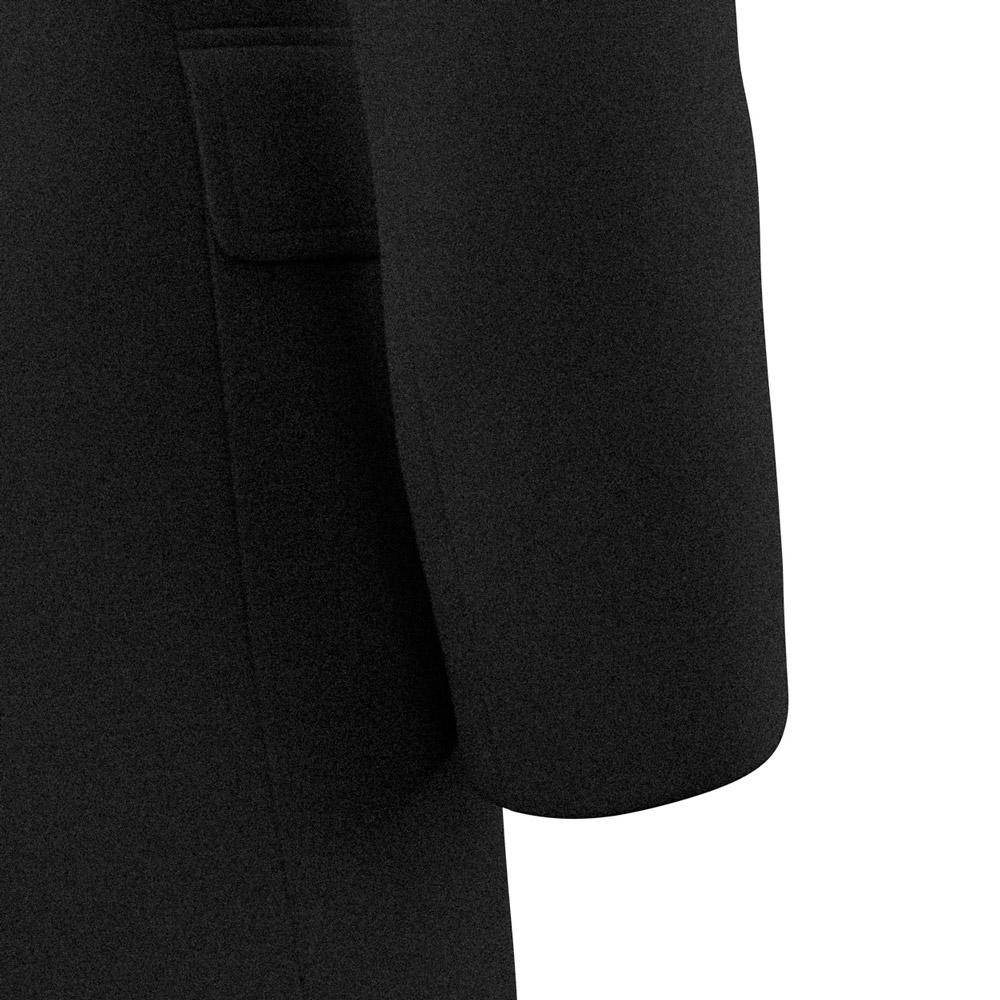 Black Wool Coat - SARTORO