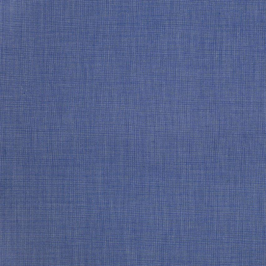 Blue Egyptian Cotton Broadcloth Shirt - SARTORO