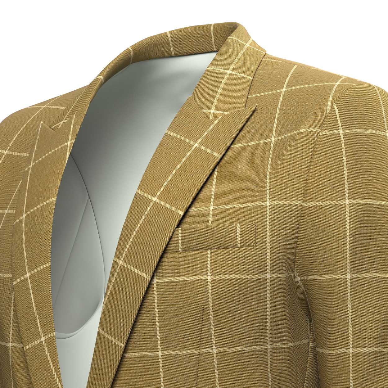 Bowery Gold Windowpane Suit - SARTORO