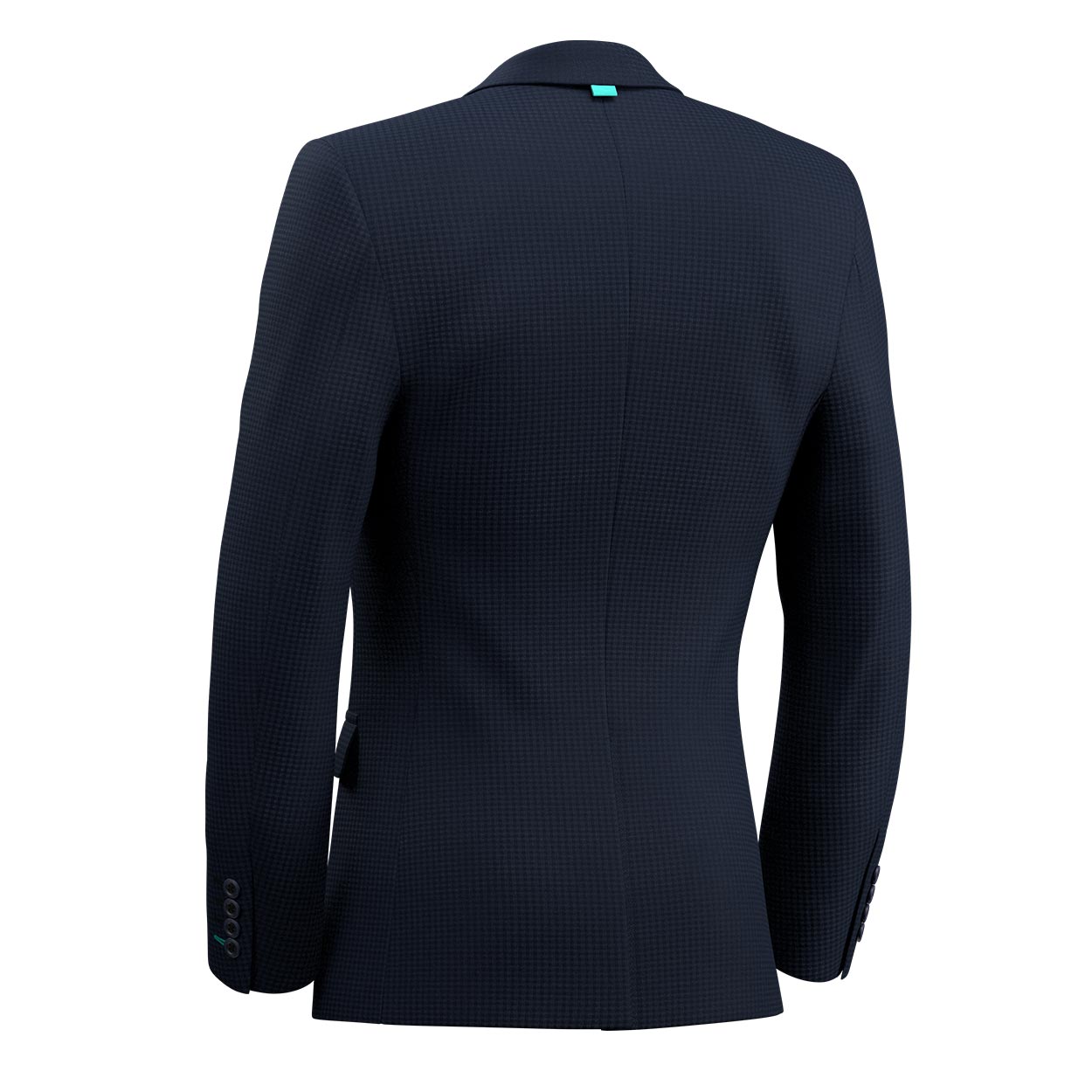 Broadway Navy Microcheck Suit - SARTORO