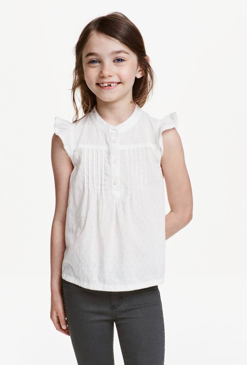 Short Puff Sleeve Blouse