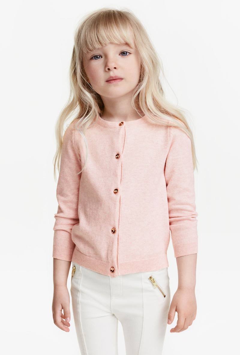 Girls Long Sleeve Cardigan