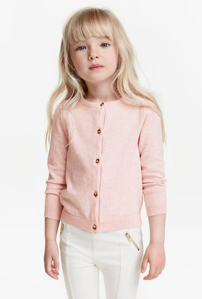 Girls Long Sleeve Cardigan