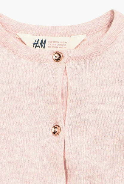 Girls Long Sleeve Cardigan