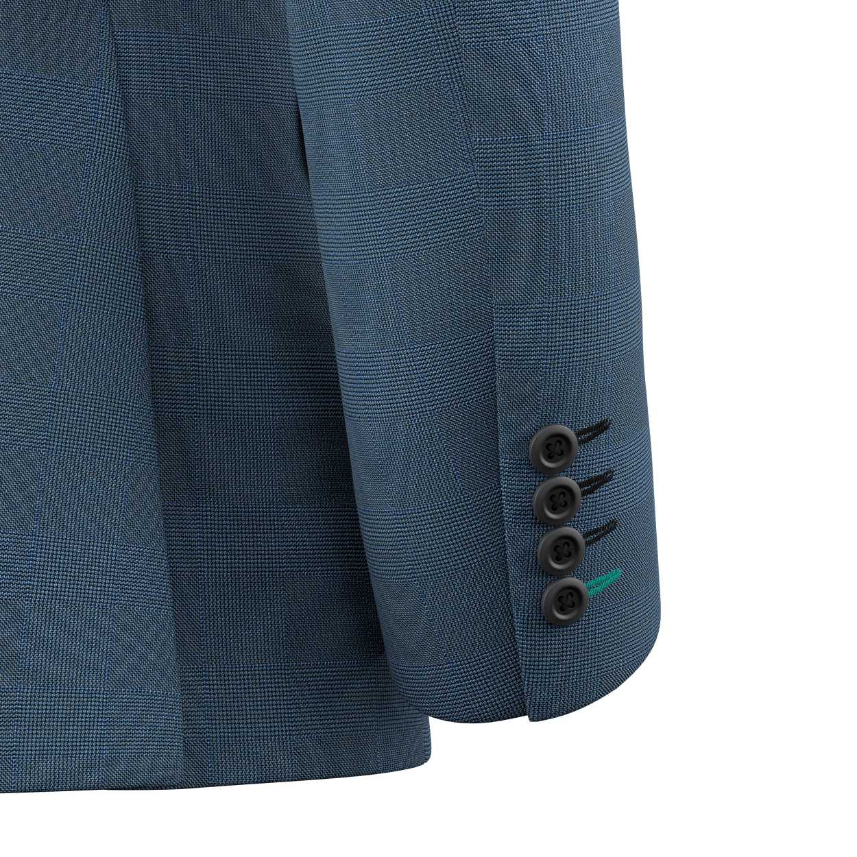 Astor Air Force Blue Prince of Wales Suit - SARTORO