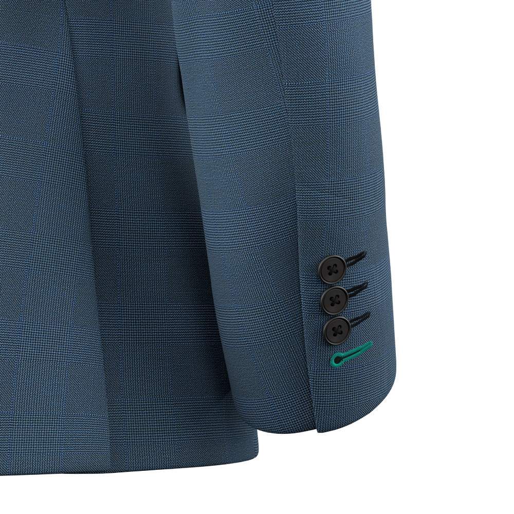 Astor Air Force Blue Prince of Wales Suit - SARTORO