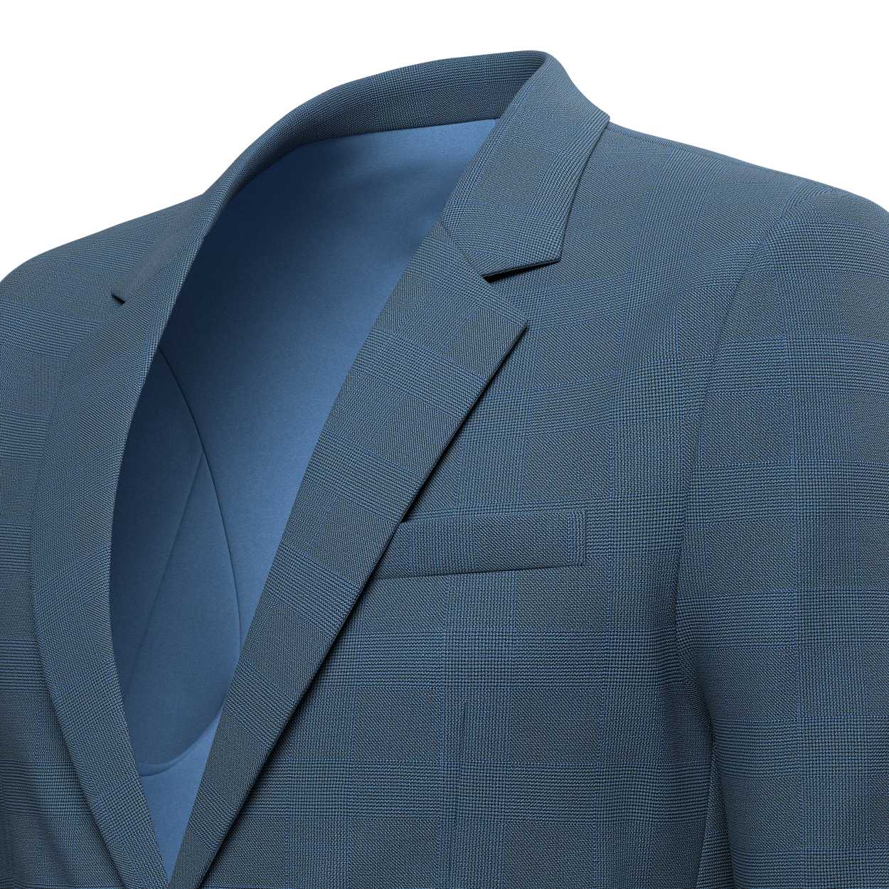 Astor Air Force Blue Prince of Wales Suit - SARTORO