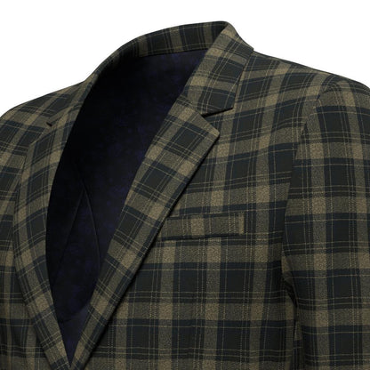 Astor Black & Gold Check Jacket - SARTORO
