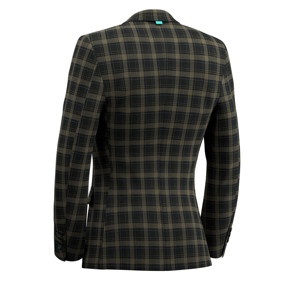Astor Black & Gold Check Jacket - SARTORO