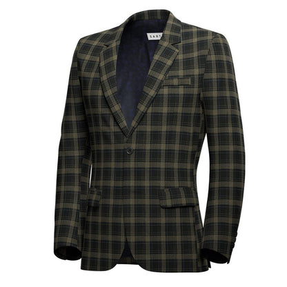 Astor Black & Gold Check Suit - SARTORO