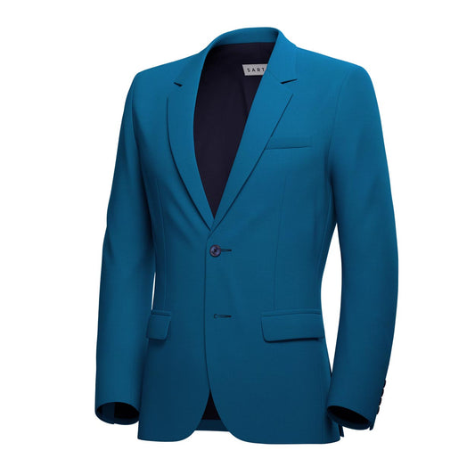 Astor Blue Sapphire Twill Jacket - SARTORO