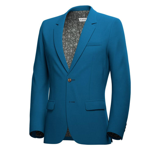 Astor Blue Sapphire Twill Jacket - SARTORO