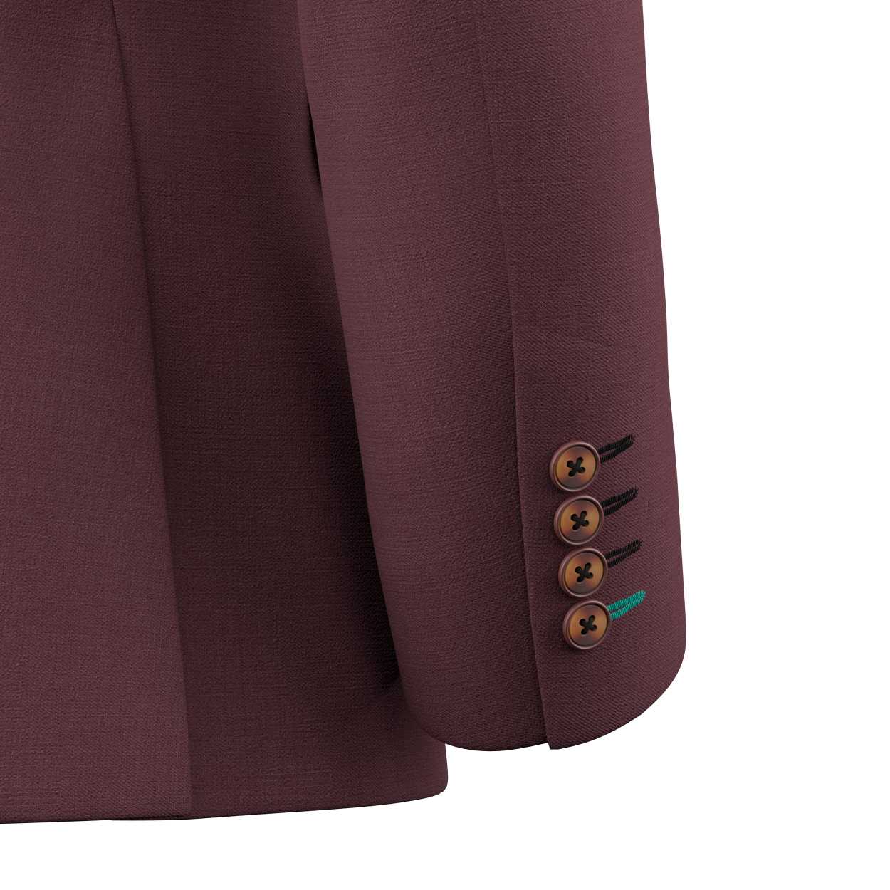 Astor Burgundy Twill Suit - SARTORO