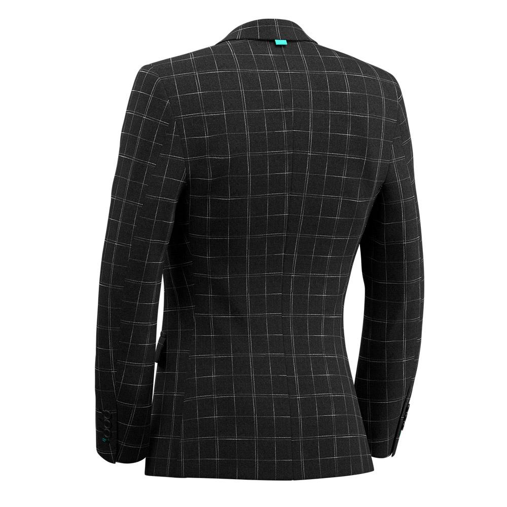 Astor Charcoal Flannel Windowpane Suit - SARTORO