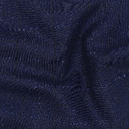 Astor Deep Blue Check Jacket - SARTORO