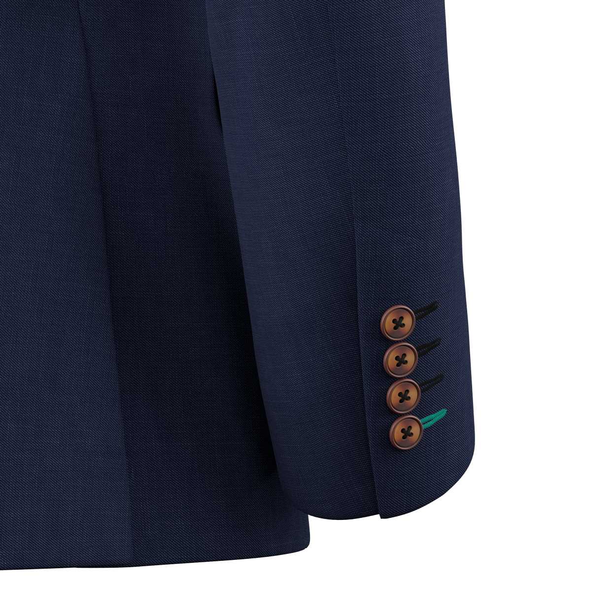 Astor Deep Blue Twill Jacket - SARTORO