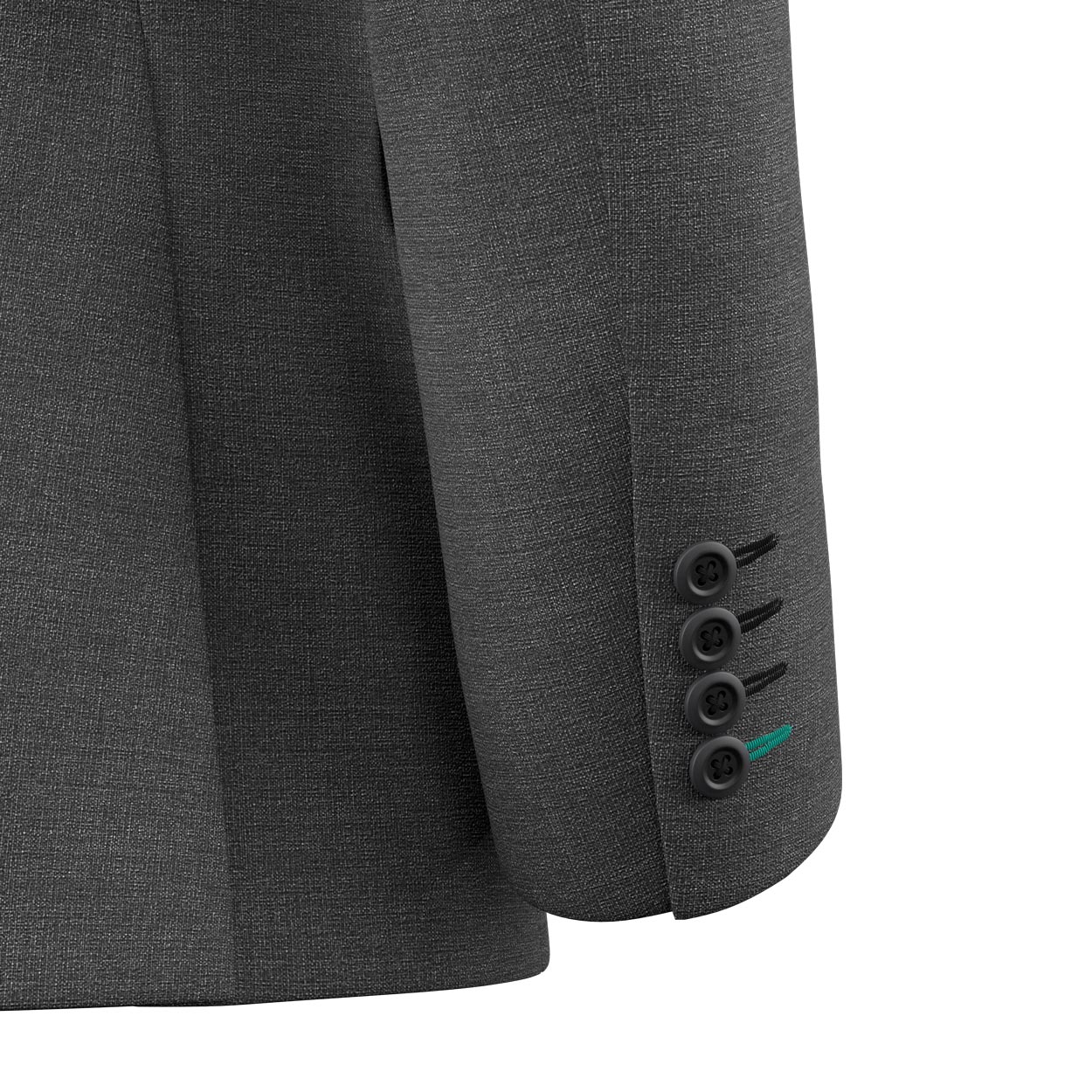 Astor Grey Charcoal Crosshatch Suit - SARTORO