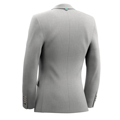Astor Harbor Grey Sharkskin Jacket - SARTORO