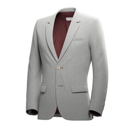 Astor Harbor Grey Sharkskin Jacket - SARTORO