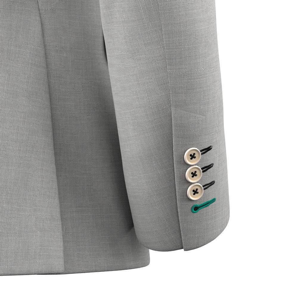 Astor Harbor Grey Sharkskin Jacket - SARTORO