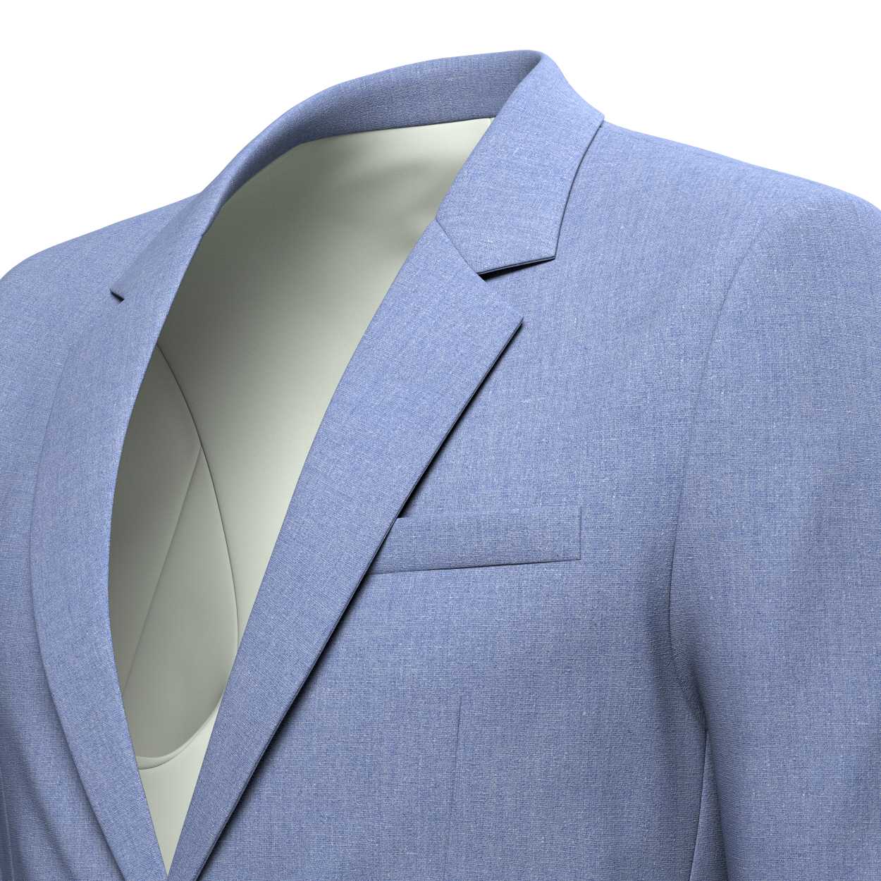Astor Maya Blue Linen Jacket - SARTORO