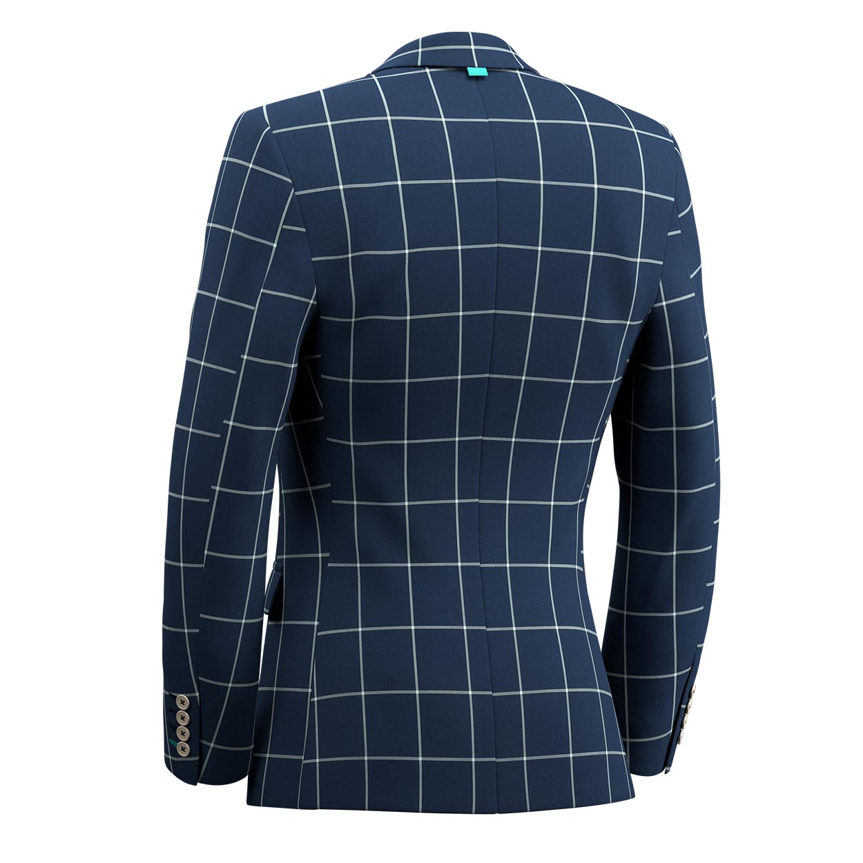 Astor Oxford Blue Windowpane Suit - SARTORO