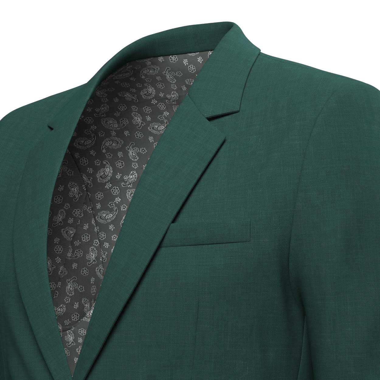 Astor Sacramento Green Sharkskin Jacket - SARTORO