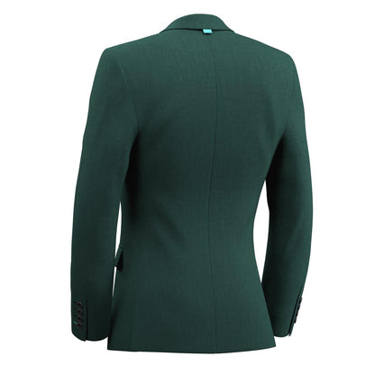 Astor Sacramento Green Sharkskin Jacket - SARTORO