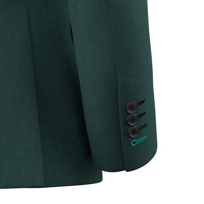 Astor Sacramento Green Sharkskin Jacket - SARTORO