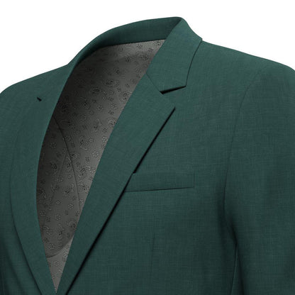 Astor Sacramento Green Sharkskin Jacket - SARTORO