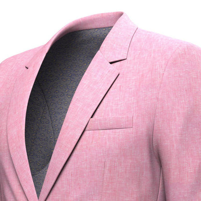 Astor Salmon Linen Jacket - SARTORO