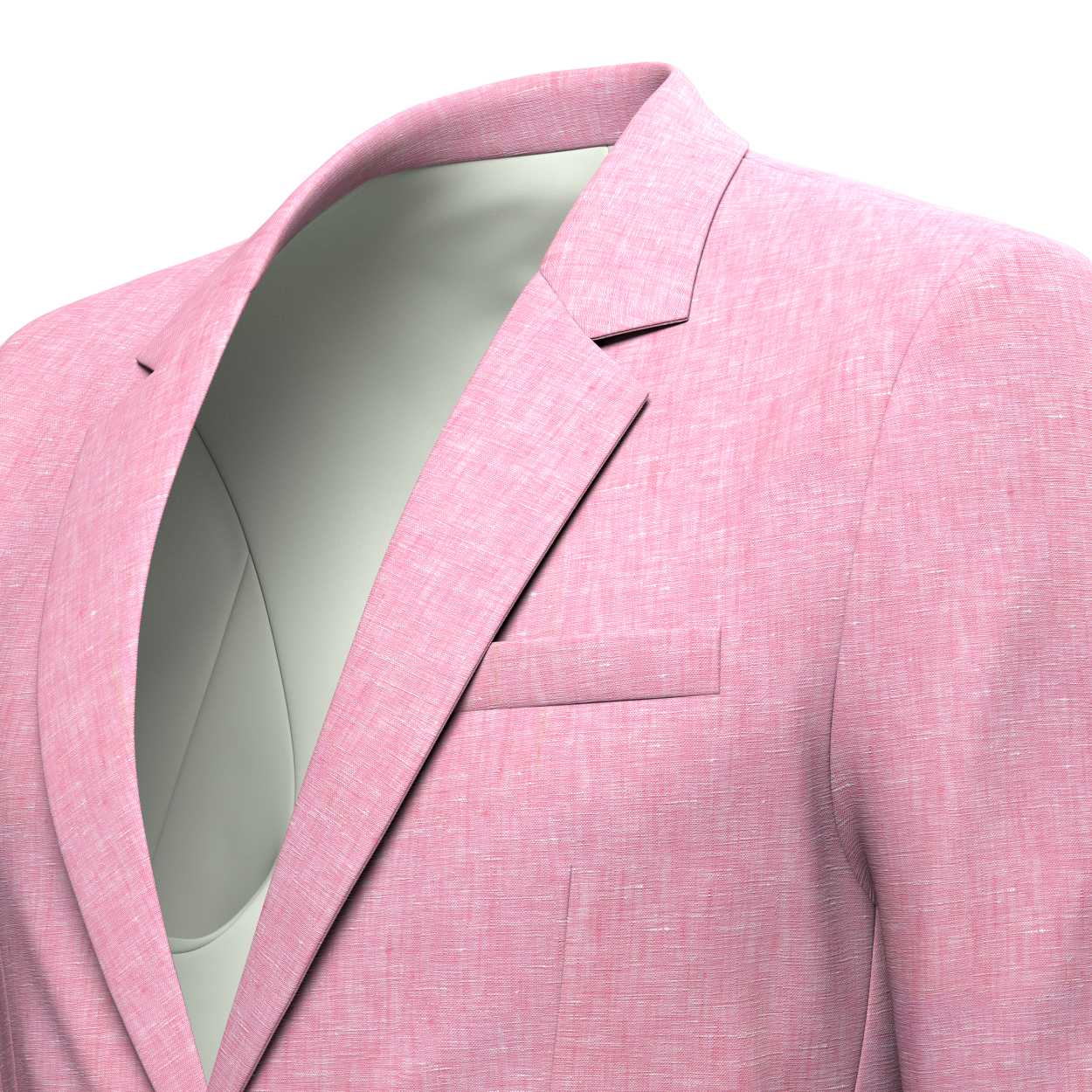 Astor Salmon Linen Jacket - SARTORO
