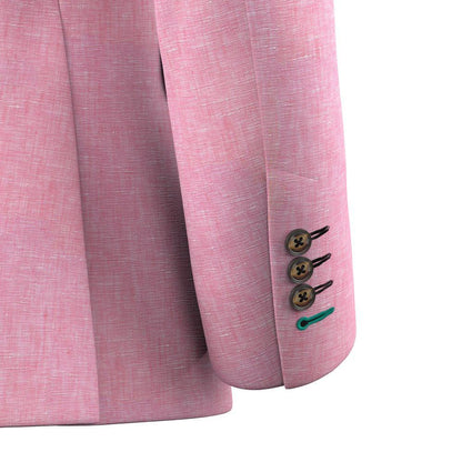Astor Salmon Linen Jacket - SARTORO