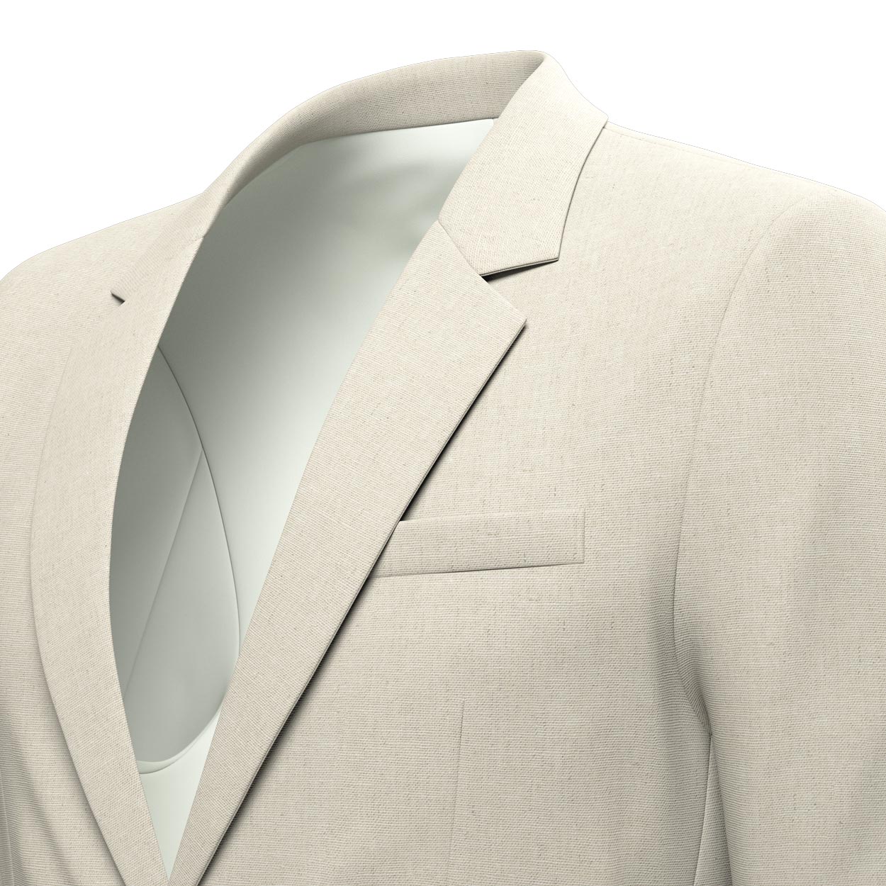 Astor Sand Linen Jacket - SARTORO