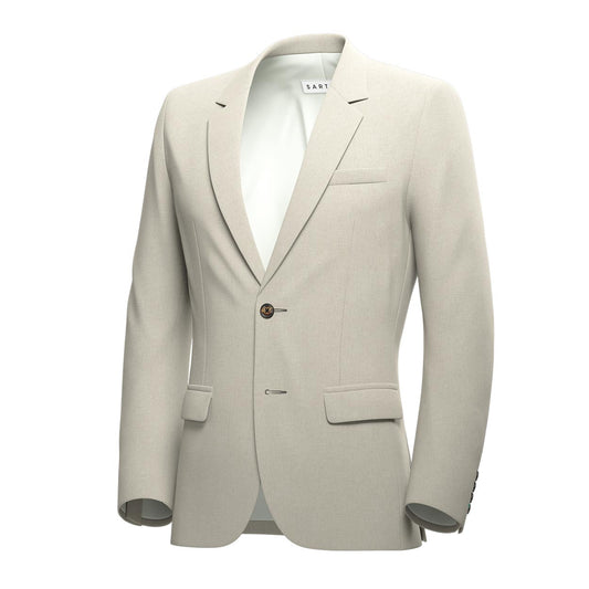 Astor Sand Linen Jacket - SARTORO