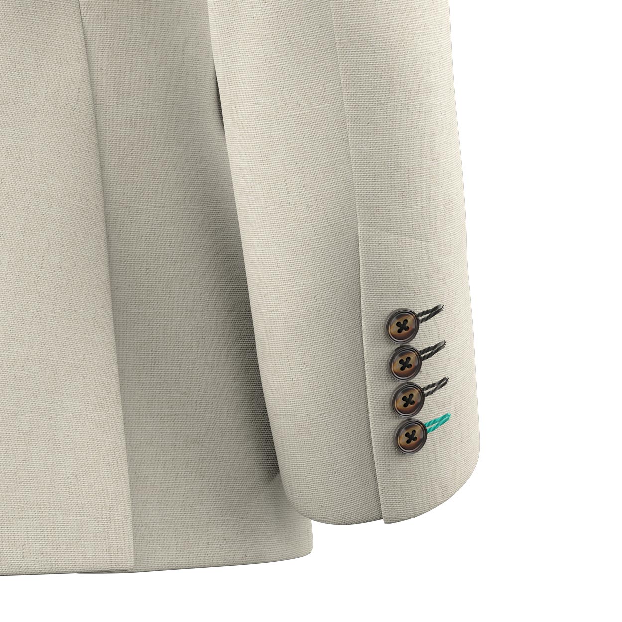 Astor Sand Linen Jacket - SARTORO
