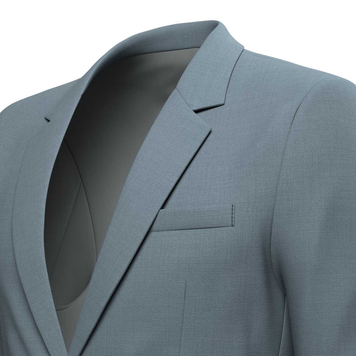 Astor Slate Grey Twill Suit - SARTORO