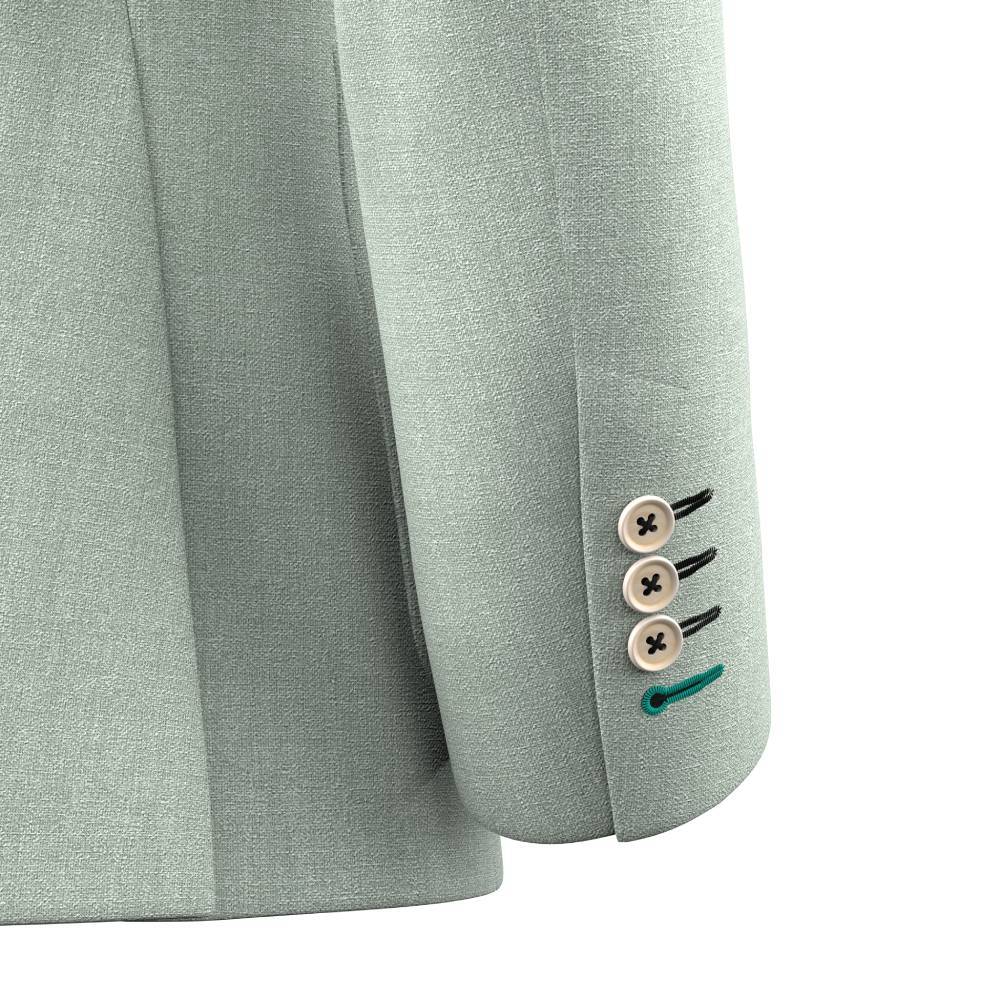 Beekman Powder Grey Twill Jacket - SARTORO