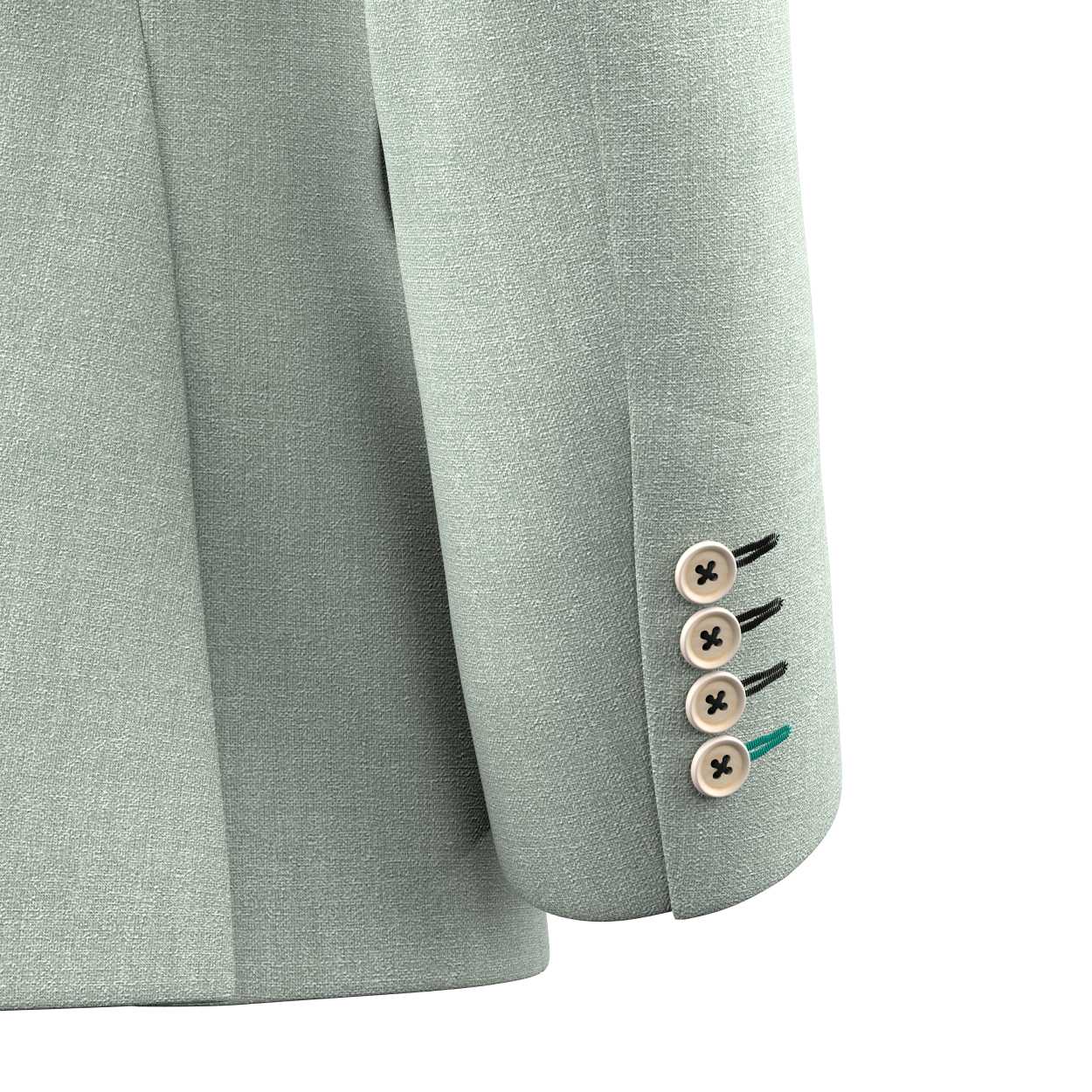 Beekman Powder Grey Twill Jacket - SARTORO