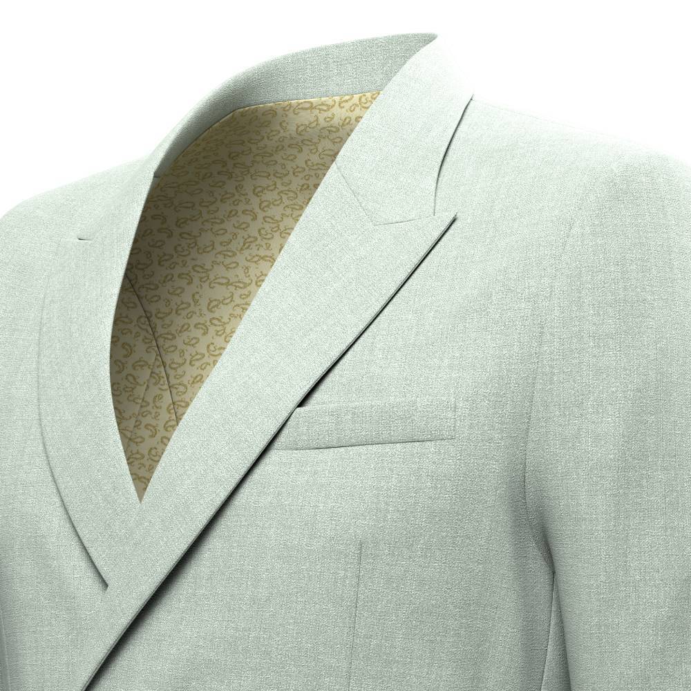 Beekman Powder Grey Twill Jacket - SARTORO
