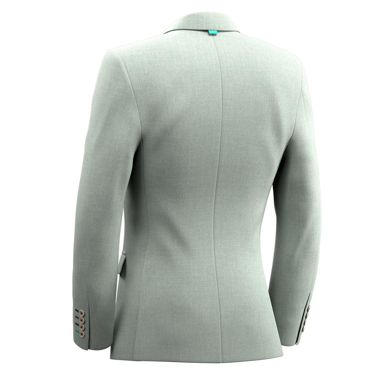 Beekman Powder Grey Twill Jacket - SARTORO