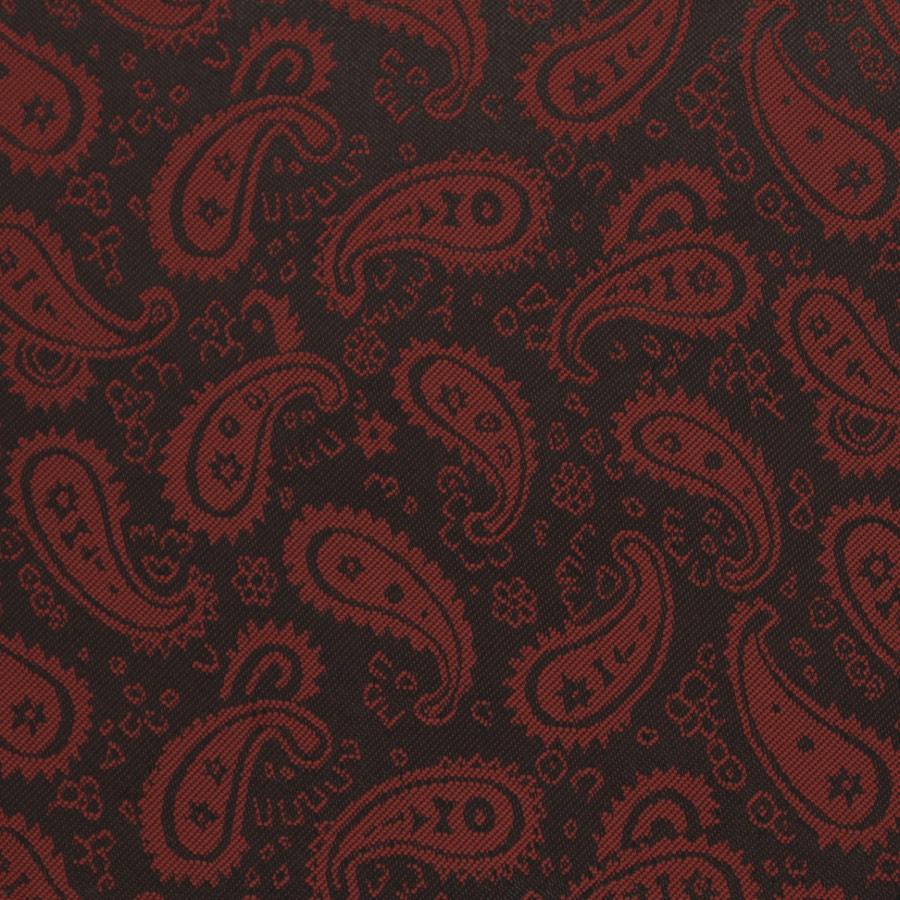 Black & Red Paisley Tie - SARTORO