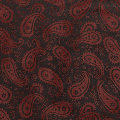 Black & Red Paisley Tie - SARTORO