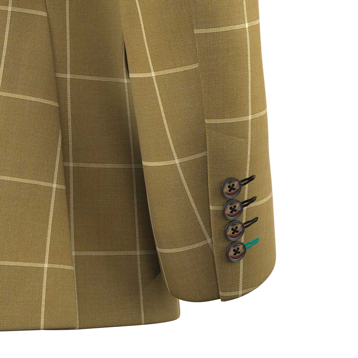 Bowery Gold Windowpane Suit - SARTORO