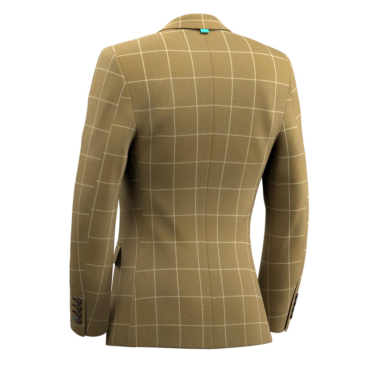 Bowery Gold Windowpane Suit - SARTORO
