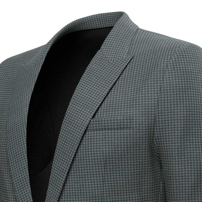 Bowery Grey Microcheck Jacket - SARTORO
